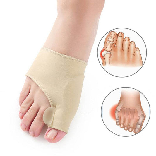 Big Toe Bunion Corrector Splint Straightener Valgus Pain Relief Big Bone Orthopedic Bunion Correction Pedicure Socks Silicone Corrector Braces Toes Separator Feet Care Tool - Mubimart