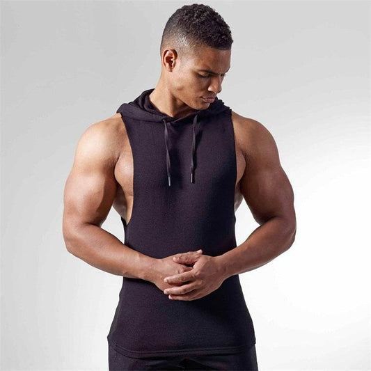 Men's Fashionable Cotton Stretch Sports Undershirt - Mubimart