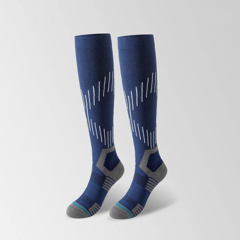 Men's Long-barreled Compression Stockings Professional Thickening Athletic Socks - Mubimart