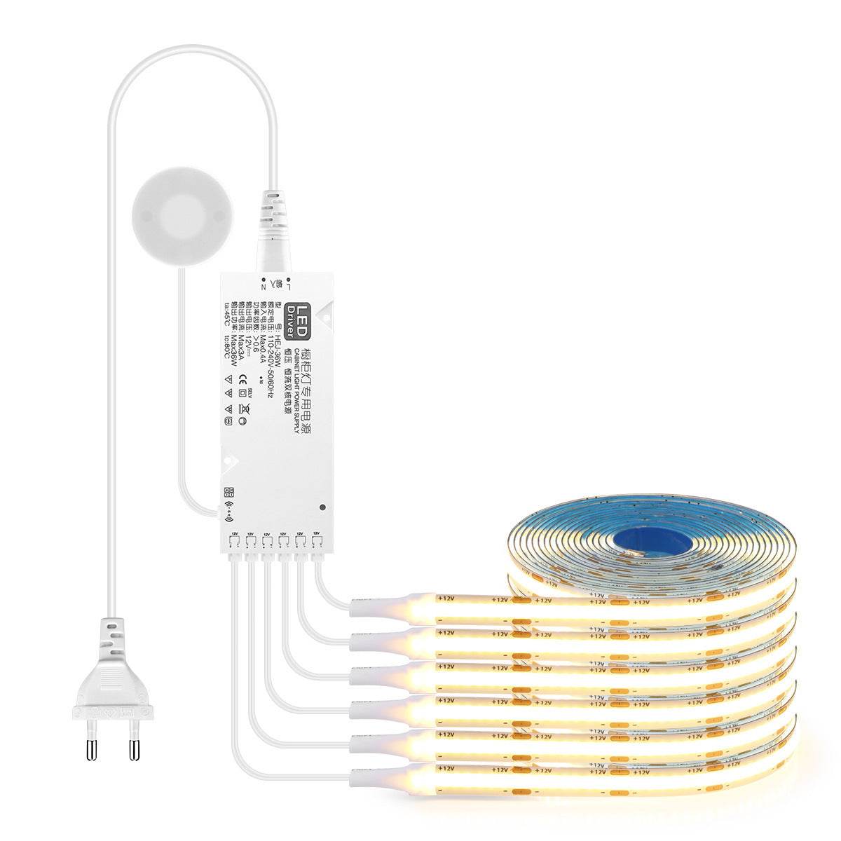 Cabinet Light Highlight With Partition Touch Dimming Household Wardrobe Wine Cabinet Decorative Light Bar - Mubimart