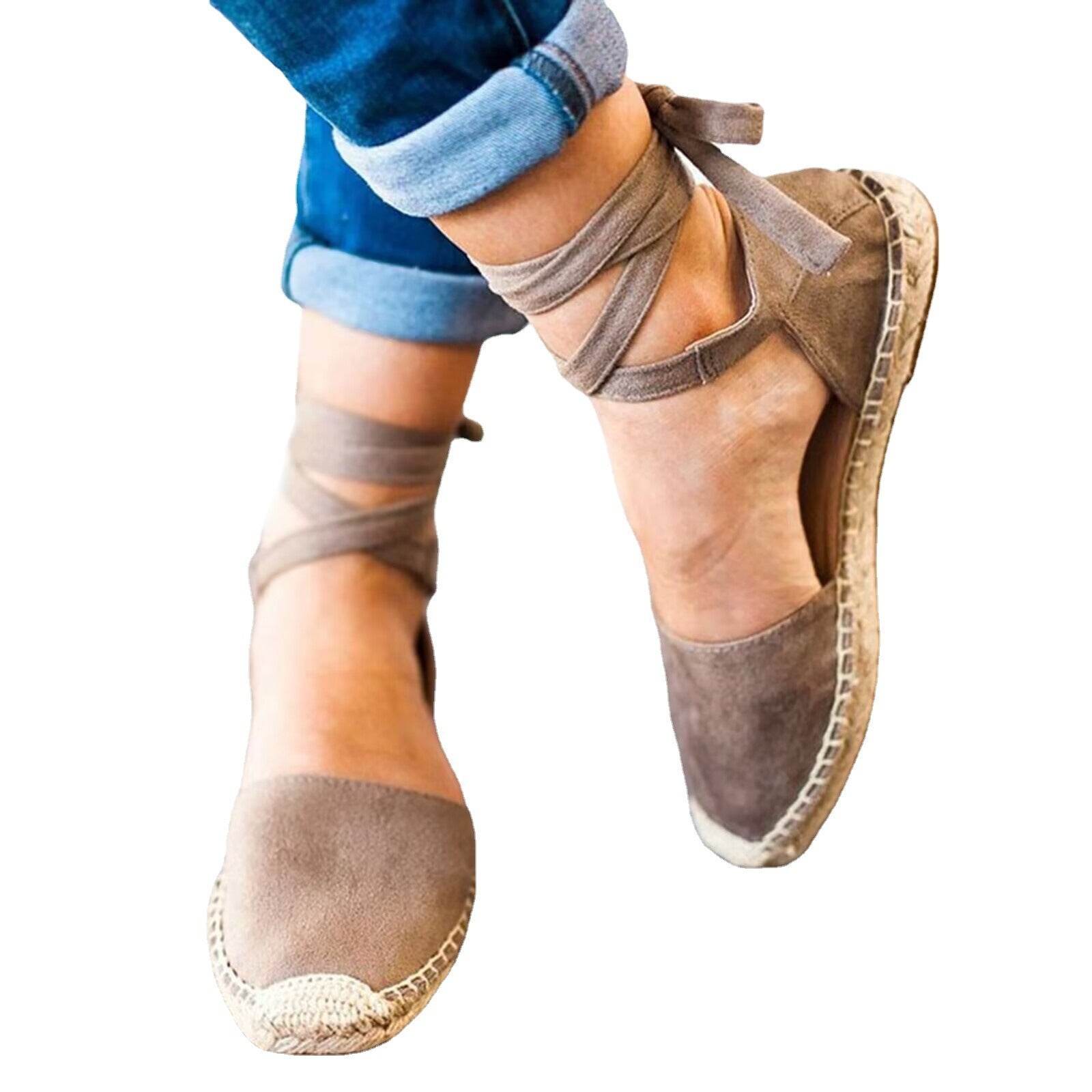 Casual Sandals Flat Strap Women's Sandals - Mubimart