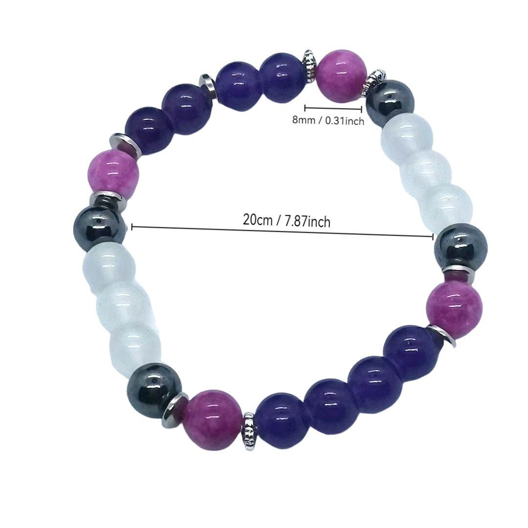 Crystal Gemstone Bracelet Bohemian Style Bracelet - Mubimart