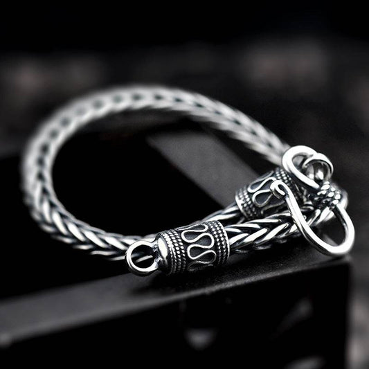 Vintage Braided Keel Bracelet Men - Mubimart