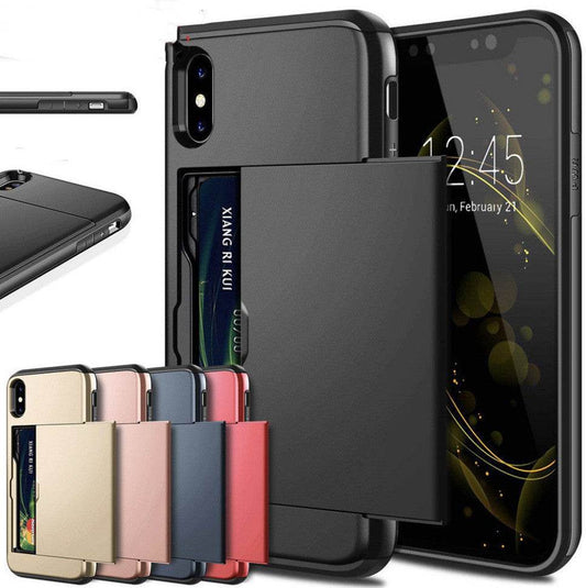 Card Shockproof Hybrid Wallet - Mubimart