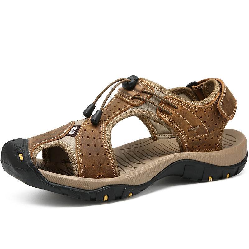 Mens Casual Breathable Package Head Beach Sandals - Mubimart