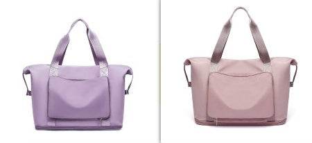 Foldable Large Capacity Women Gym Bags Shoulder Bag Women Training Travel Handle Handbag Yoga Sport Crossbody Tote Bag Women - Mubimart