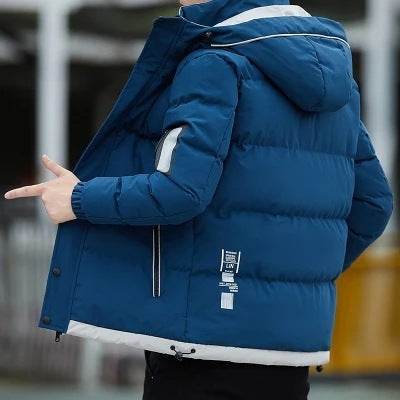 Men Fashion Casual Padded Down Jacket - Mubimart