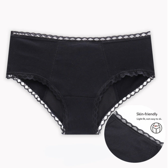 Leak Proof Menstrual Panties Women Heavy Absorbency Four-layer Leakproof Women Period Underswear - Mubimart - Period panties 