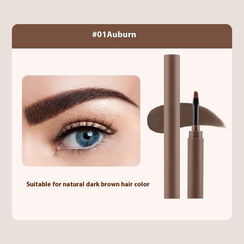 Shaping Natural Color Rendering Double-headed Eyebrow Cream - Mubimart