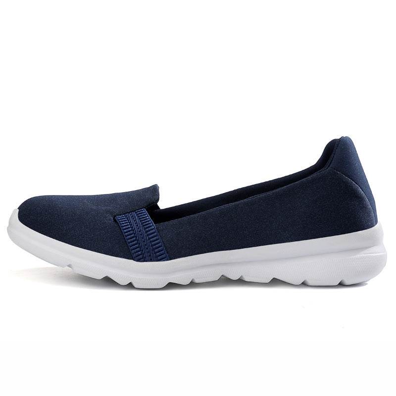 Soft Mesh Shoes Breathable Slip On Lazy Shoes Loafers Women - Mubimart