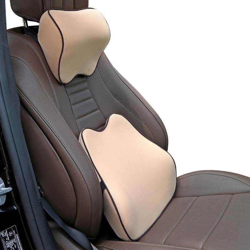 Car Lumbar Support Lumbar Cushion Memory Foam - Mubimart
