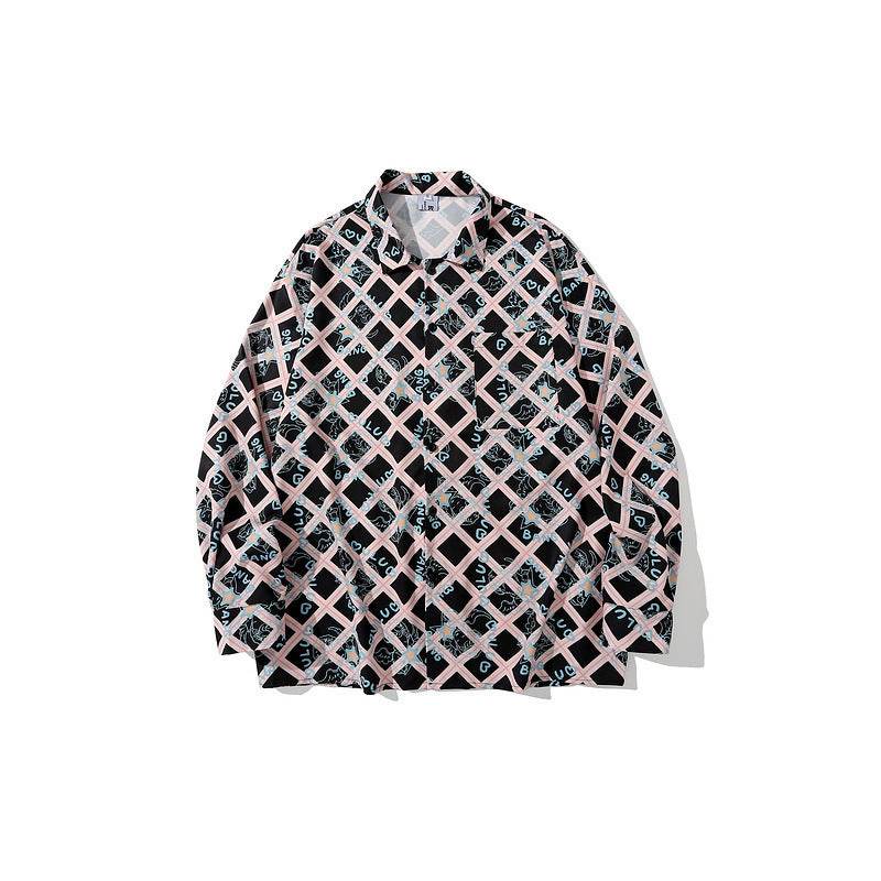 Long-sleeved Shirt Couple Autumn And Winter Shirt Jacket - Mubimart