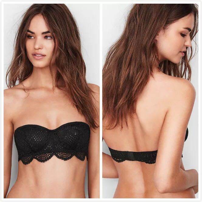 Strapless Bra Thin Section No Cotton Pad Big Breast Japanese Invisible Underwear - Mubimart
