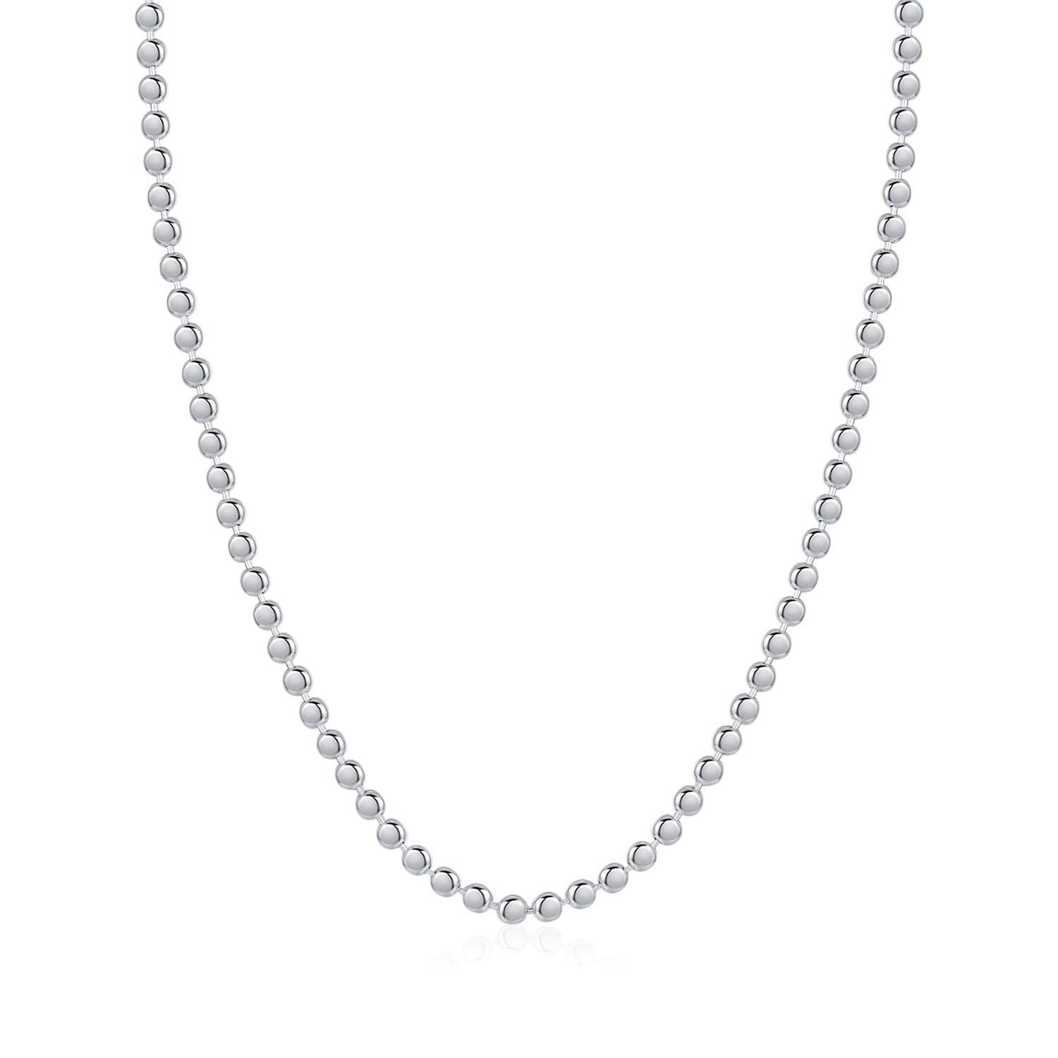 S925 Sterling Silver Minority Simple Choker Choker Women - Mubimart