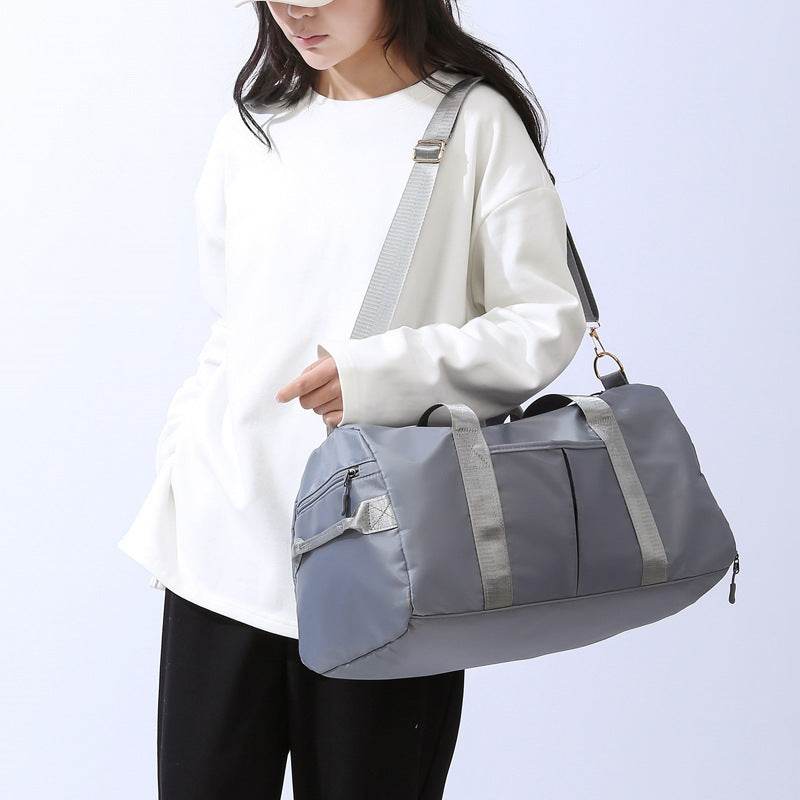 Travel Bag Women's Portable Large Capacity Sports Gym Bag - Mubimart