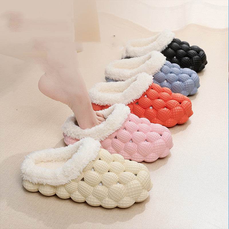 New Winter Anti-skid Cotton Slipper Indoor For Women - Mubimart