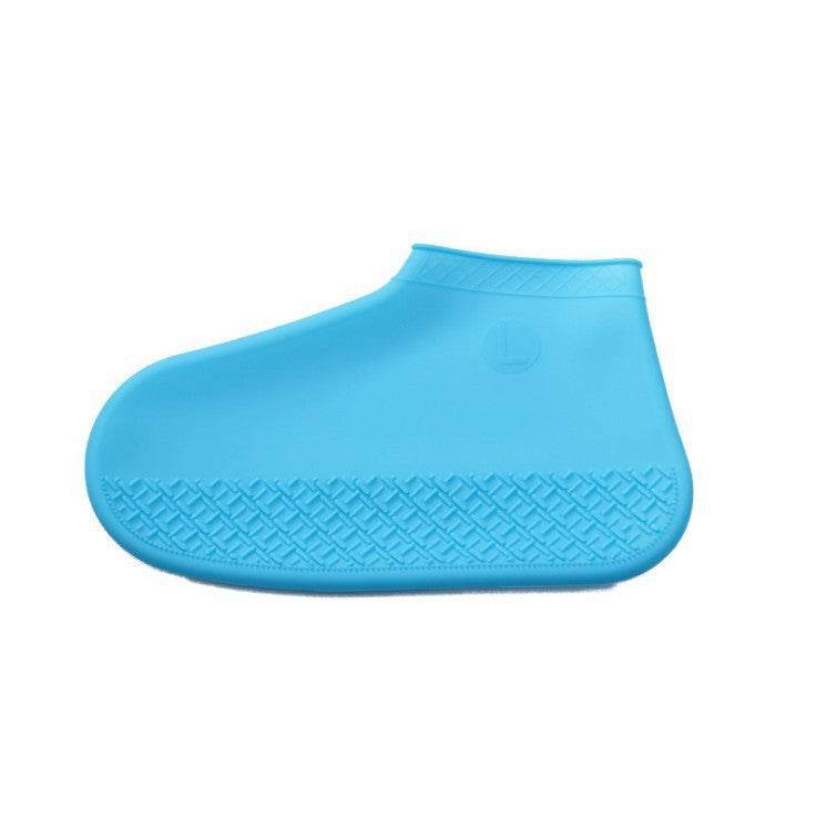 Men and women hiking slip wearable easy to carry silicone rain boots - Mubimart