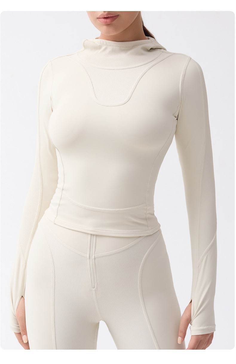 Women's Long-sleeved Pullover Outdoor Workout Clothes Sports Top - Mubimart