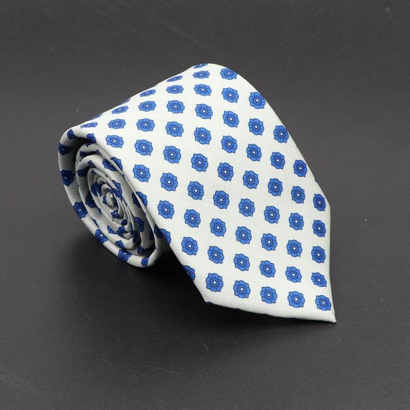Super Soft Bohemian Silk Ties Men's Fashion 75mm Necktie - Mubimart