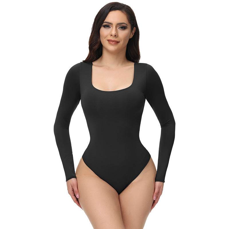 Seamless Bodysuit Shapewear Nude Bodysuit Training Clothes - Mubimart