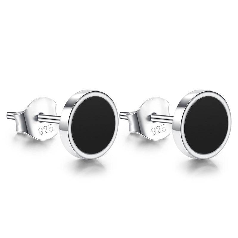 925 Earrings Men's Trend Personality Men - Mubimart