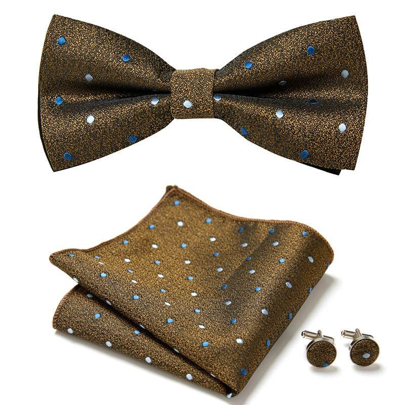 Three Piece Set Of Stylish Bow Ties - Mubimart