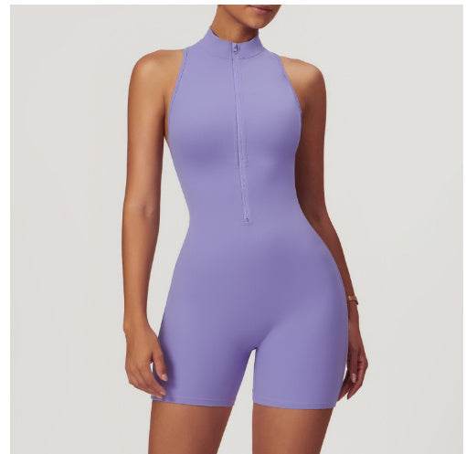 High Strength Sports Back Shaping Fitness Yoga Jumpsuit - Mubimart