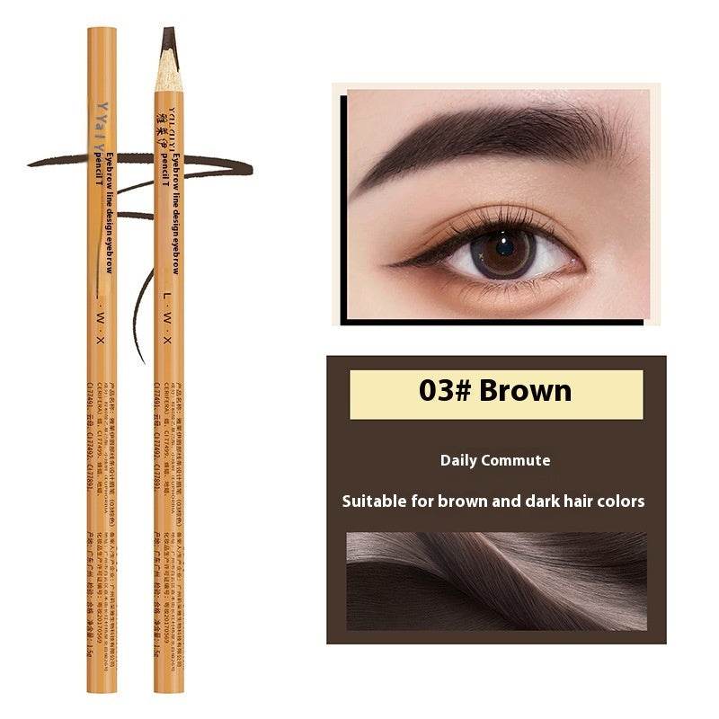 Positioning Eyebrow Pencil Eyebrow Line Design Pen Waterproof Anti-hemp Tattoo Embroidery For Teachers - Mubimart