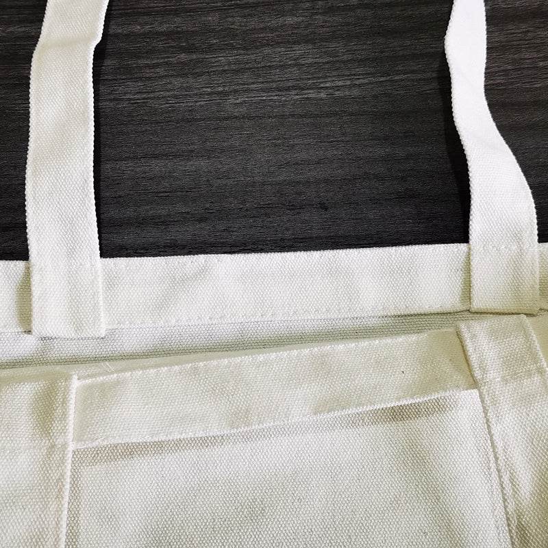 Floral Women Canvas Tote Bag Girl Reu - Mubimart