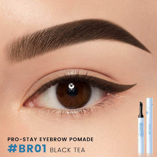 2 In 1 3D Eyebrow Gel Cream Eyeliner Pencil 3 Colors Waterproof Long-lasting Eyebrow Pomade Enhancers Makeup Cosmetics - Mubimart