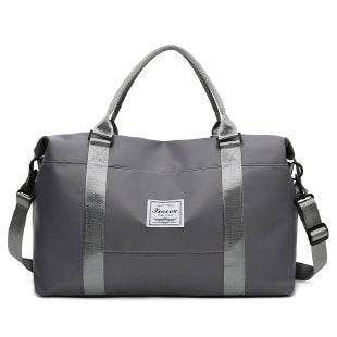 Travel Duffel Bags Sports Fitness Gym Tote Bag Women Weekender Overnight Bag - Mubimart