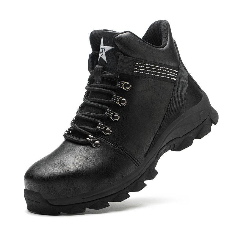 Flying Woven Light Work Shoes, Protective Work Shoes - Mubimart