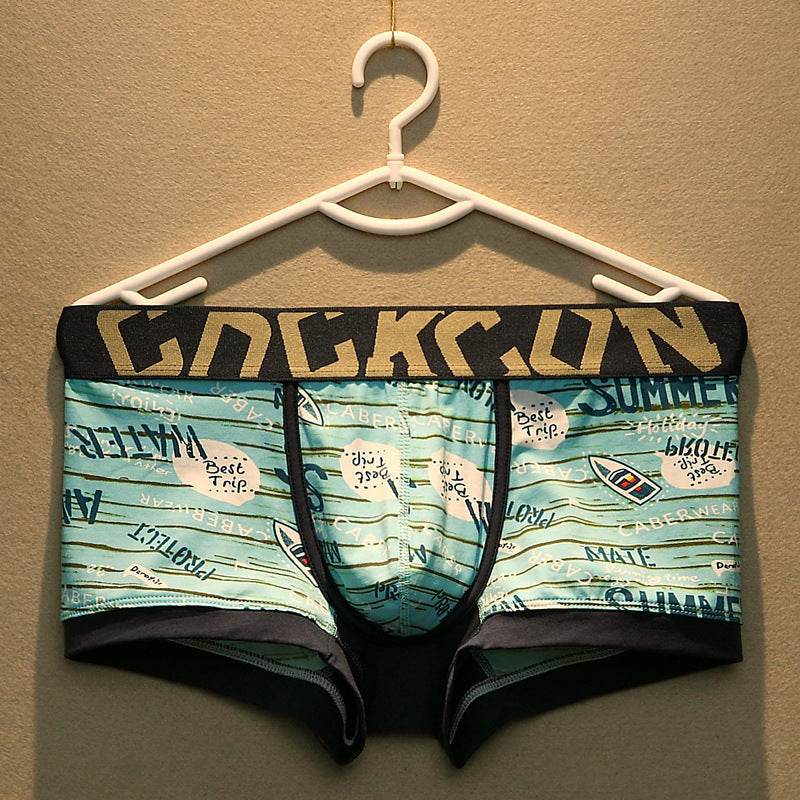 Men's Underwear Boxers Cotton Trendy - Mubimart
