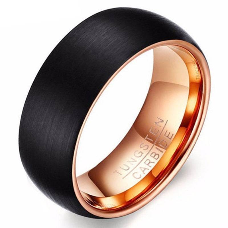 Mirror Bright Titanium Steel Ring For Men - Mubimart