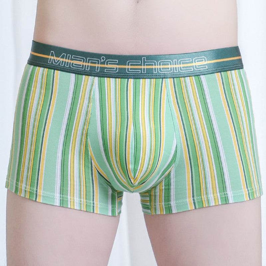 Men Sweat Absorbing Underwear Cotton Mid Waist - Mubimart