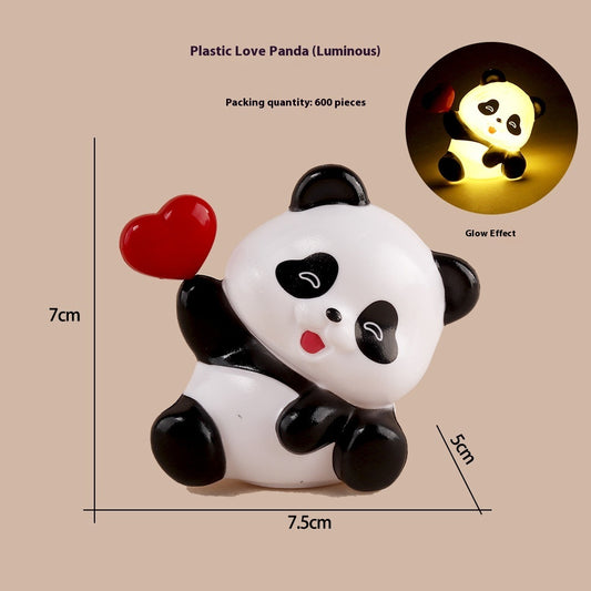 Cute Panda Children Cake Decorative Ornaments