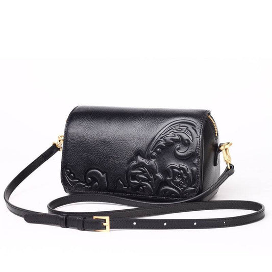 Cowhide Bag Women New Messenger Bag - Mubimart