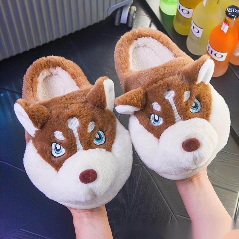 Bag With Men's Cotton Slipper Plush - Mubimart