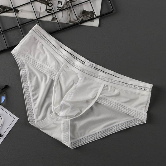 Summer New Translucent Ice Silk Underwear Men Sexy - Mubimart