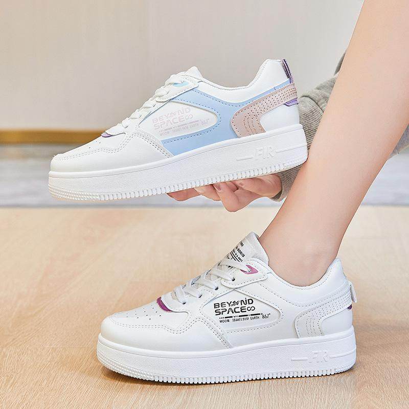 Little White Shoes Women Fashion Casual Sports Shoes - Mubimart