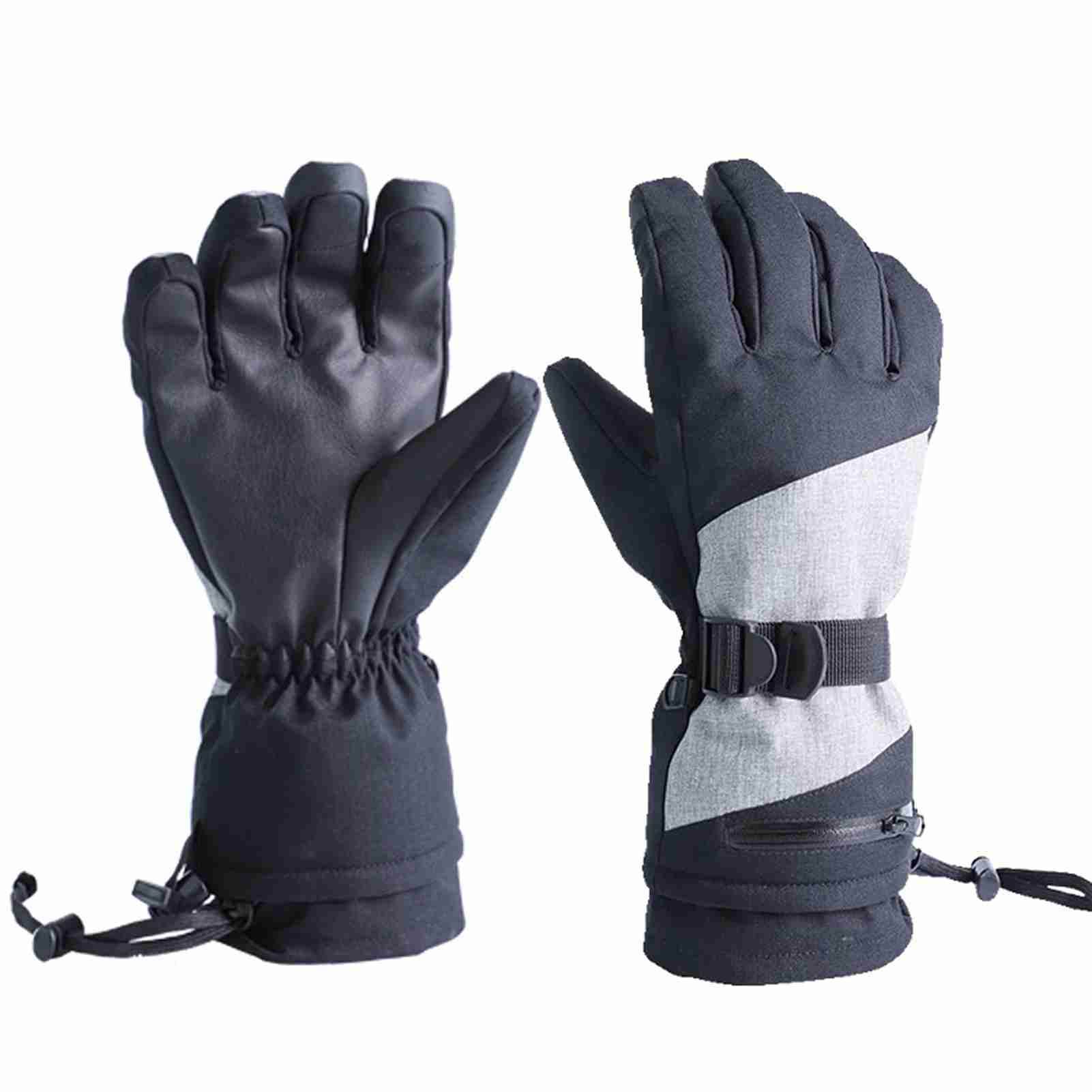 Ski Gloves Snow Gloves Mens Womens WaterproMens Glovesof & Windproof Touchscreen Gloves for Cycle Snowboarding Driving Outdoor Work - Mubimart