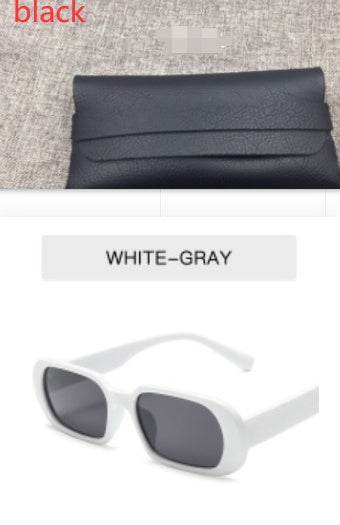 Retro Small Frame Sunglasses Female Candy Color Colorful Fashion Sunglasses - Mubimart