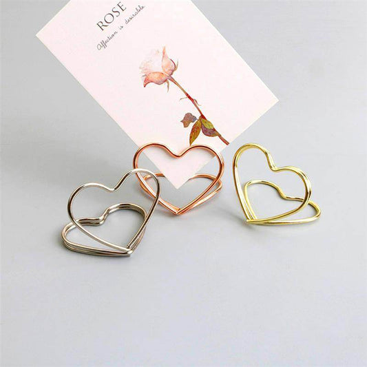 Ring-shaped Business Card Holder Wedding Card Holder - Mubimart