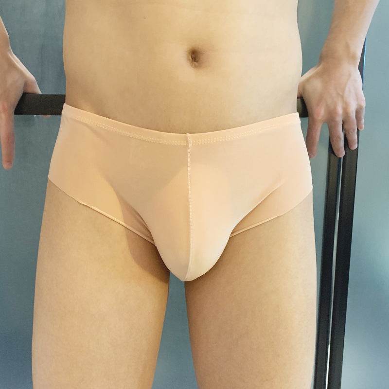 Men's Ice Silk Seamless Briefs - Mubimart