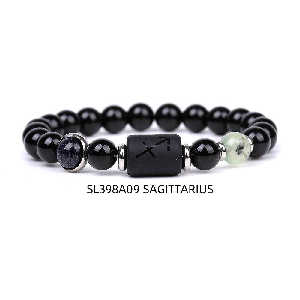 Fashion Twelve Constellations Bracelets Men - Mubimart