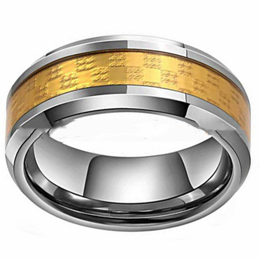 Modischer Wolframring Kimber für Herren