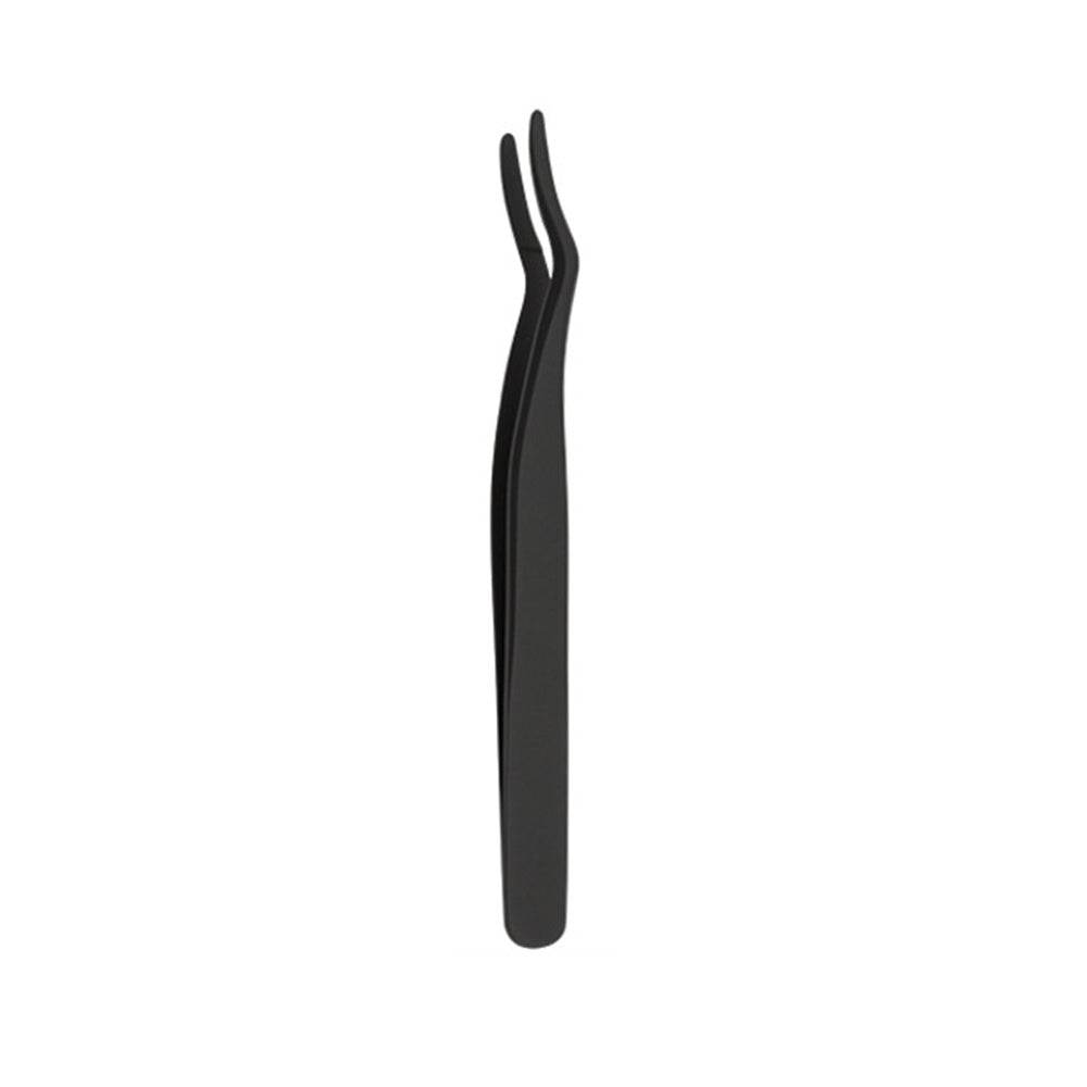 Stainless Steel Eyelash Curler Aid Tweezers - Mubimart
