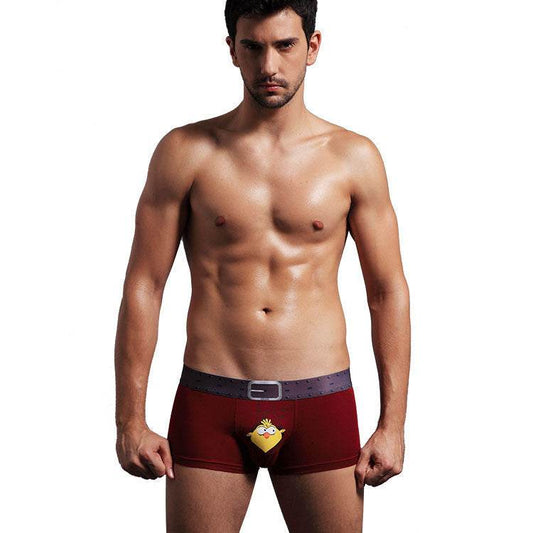 Men's Boxer Briefs Mysterious Bird Male Boxer Briefs U Convex Design Briefs - Mubimart