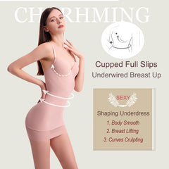 Tight Suspender Dress For Shapewear Slimming Bottoming Skirt Support Tummy Corset Womens Clothing - Mubimart -  