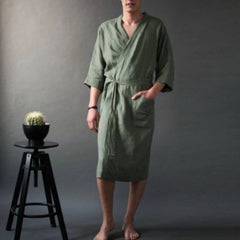 Bathrobe Bath Robe Dressing Gown Loungewear Sleepwear - Mubimart -  